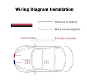 LED Police Lights for Car FSO Strobe Light Wireless Remote Ambulance 12V Emergency Warning Flash Strobe Car Accessories