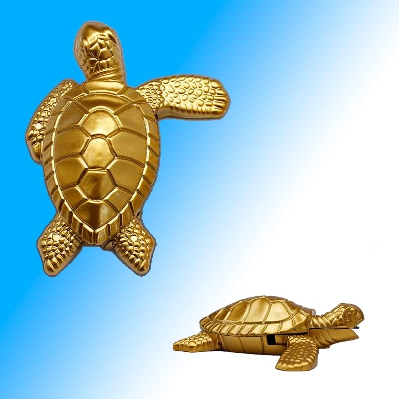 Turtle Lighter, Golden Tortoise Refillable Lighter
