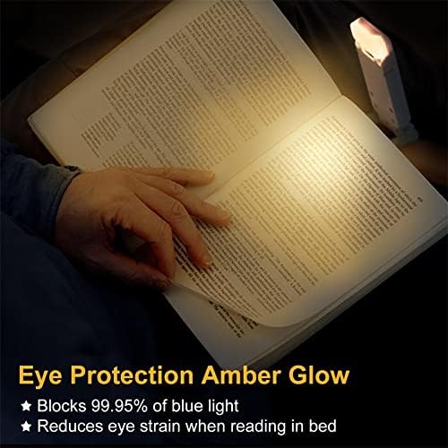USB Rechargeable Book Light With 3 Levels & Colors