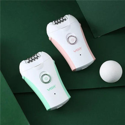 VGR Compact Professional Cordless Women Epilator for different body areas for gentle hair removal V705