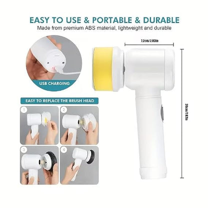 5 In 1 Multifunctional Electric Magic Cleaning Brush