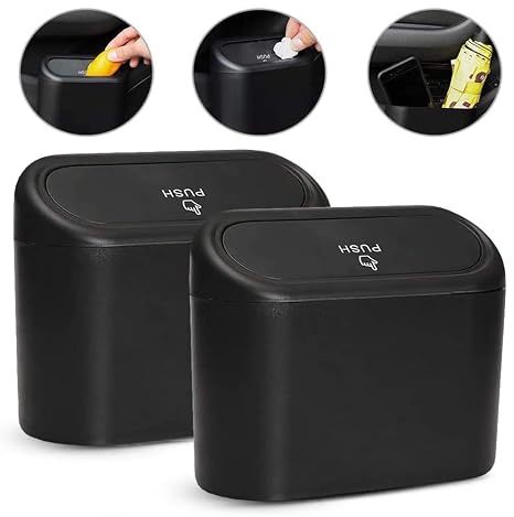 Car Trash Can with Lid Leakproof