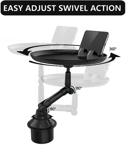 Car Cup Holder Tray – Portable Food & Phone Stand