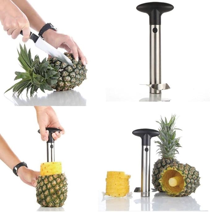 Stainless Steel Pineapple Corer & Cutter 🍍🔪✨