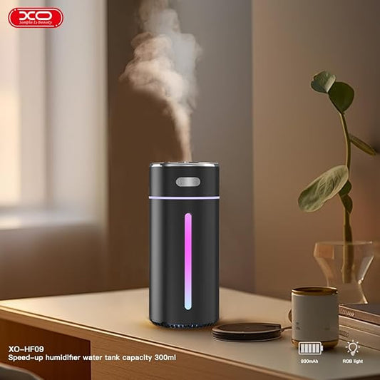 XO HF09 300ML RGB Car Diffuser & Humidifier 🚗🌫️🌈