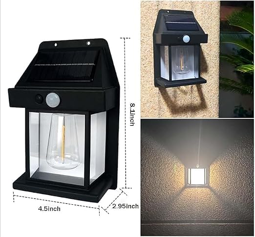 Smart Solar Wall Lights – Wireless Outdoor LED with Motion Sensor & 3 Lighting Modes