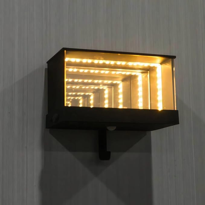 Wall-Mounted Key Holder with LED Light – Modern Storage Organizer