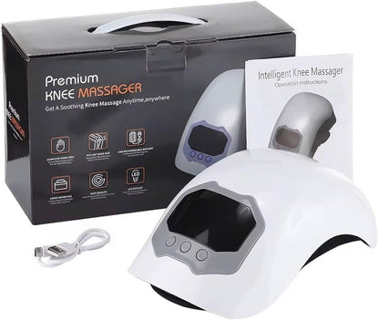 Knee Massager with Heat & Vibration – Rechargeable Pain Relief Support 🦵🔥