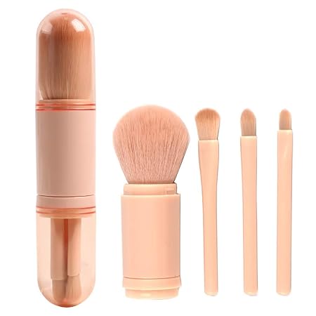 4-in-1 Portable Makeup Brush Set