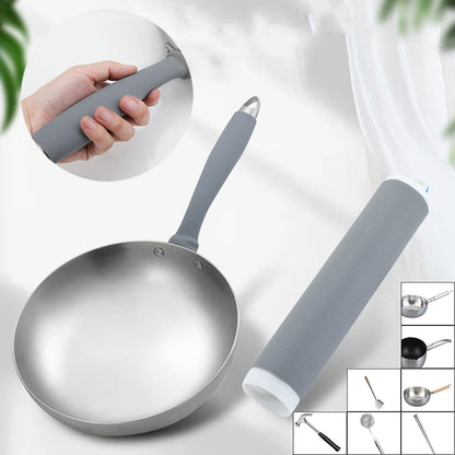Silicone Pot Handle Cover – Heat Resistant Anti-Scald Grip