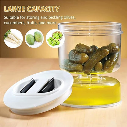 Food Container with Strainer Flip Airtight Lid