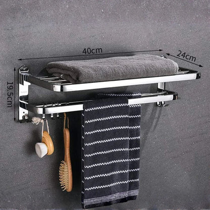 Bathroom Storage Shelf Multi Towel Rack