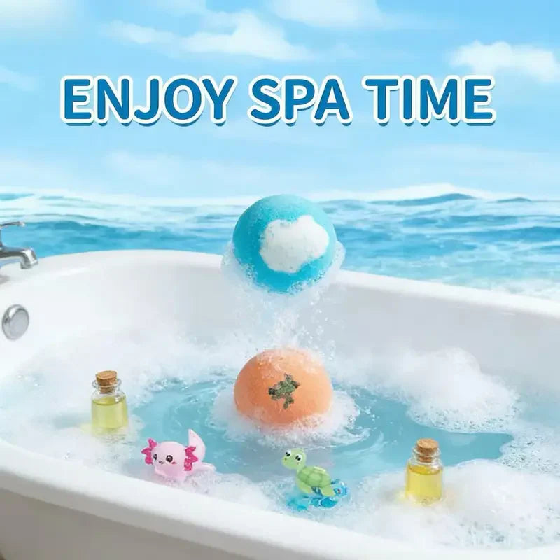 Children's Bath Bombs Balls with Surprise Toys – Pack of 15