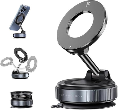 360 Adjustable Vacuum Magnetic Phone Holder for Car