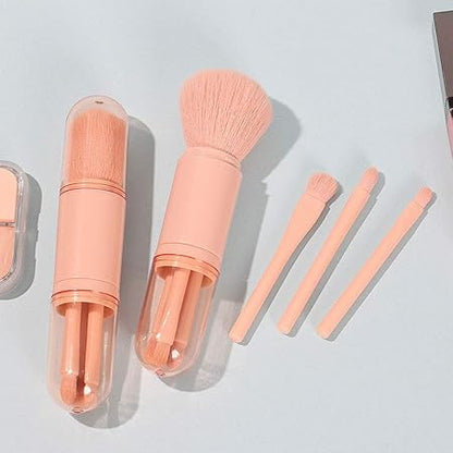 4-in-1 Portable Makeup Brush Set