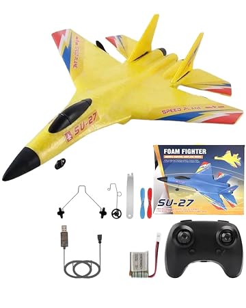 JOYBER SU-27 RC Fighter Jet – 1:16 ✈️🎮💛