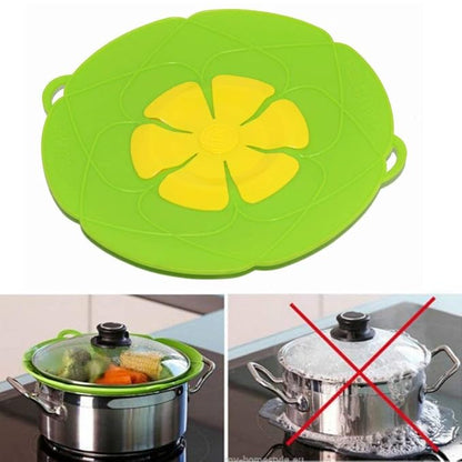 Silicone Spill Stopper Lid – Anti-Boil Over Cooking Cover