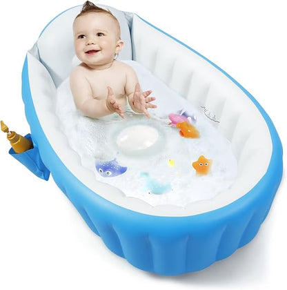 MonBébé Inflatable Baby Bathtub with Pump 🛁👶✨