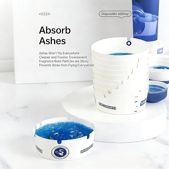 Disposable Foam Ashtrays – 25PCS 🚬🧼