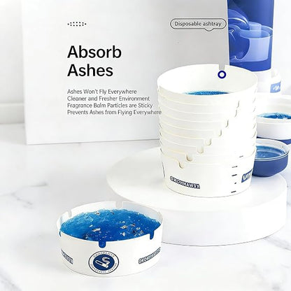 Disposable Foam Ashtrays – 25PCS 🚬🧼