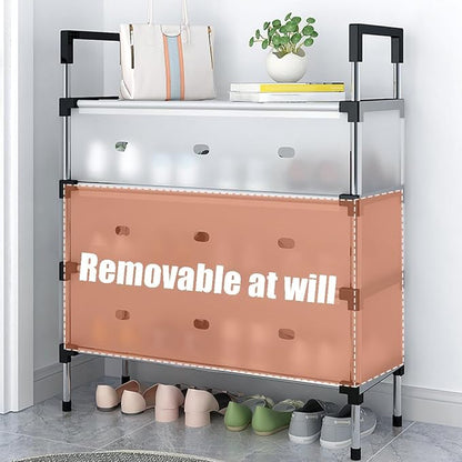 7-Tier Dustproof Shoe Rack – Space-Saving Storage Cabinet 👟✨