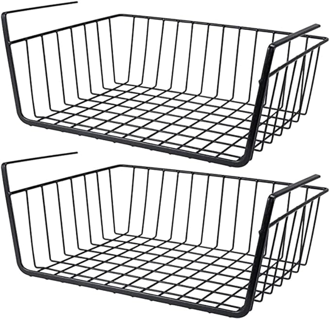 Under Shelf Storage Baskets – Hanging Organizer Set