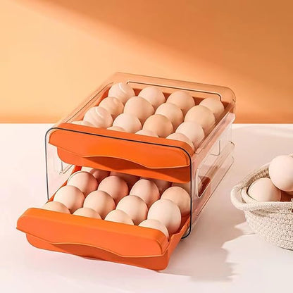 Double-Layer Egg Storage Box 🥚🧡