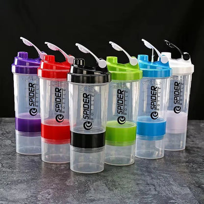 3 In 1 Spider Shaker Bottle 500ml