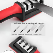 Premium Knife Sharpener, with 3-Stage Blades Sharpener Stone