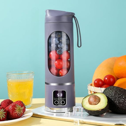 Portable USB Blender – 450ML, 12 Blades 🥤⚡