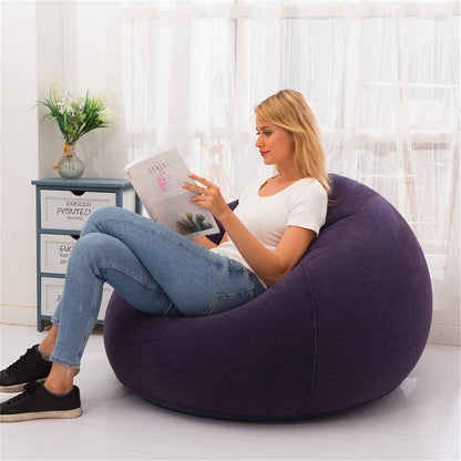 New Inflatable Flocking Sofa