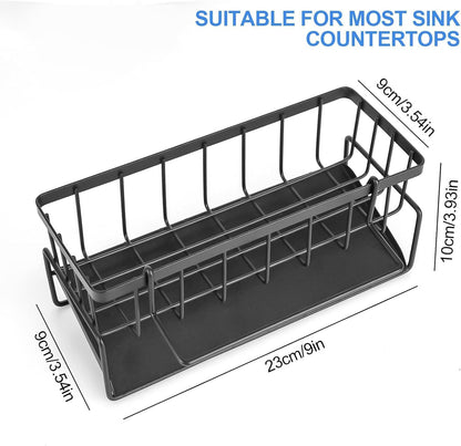 Adjustable Stainless Steel Dish Rack for Sponge