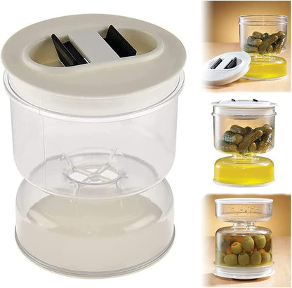 Airtight Food Container with Strainer 🥬💧