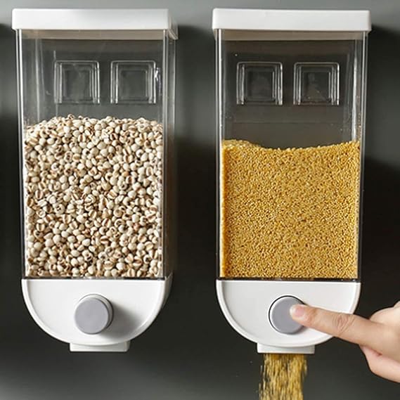 FLOURISH Wall-Mounted Cereal Dispenser – 1.5KG -B🌾🥣