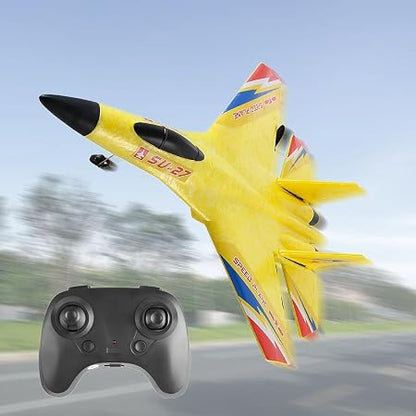 JOYBER SU-27 RC Fighter Jet – 1:16 ✈️🎮💛