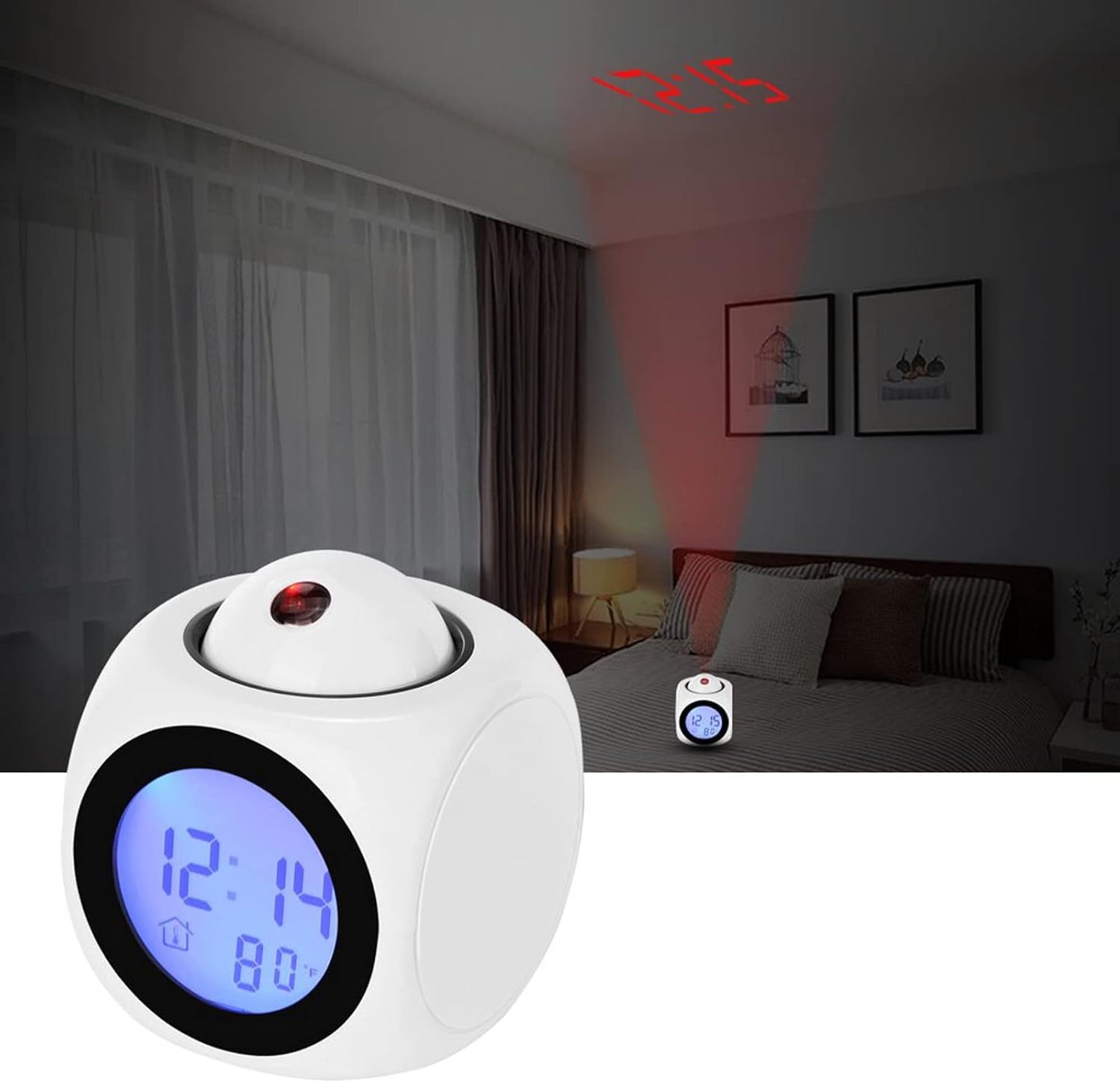 Smart Alarm Projection Alarm Clock