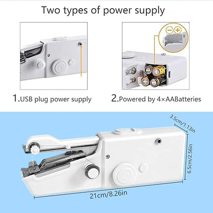 Portable Handheld Sewing Machine – Mini Cordless Quick Stitch Tool 🧵✨