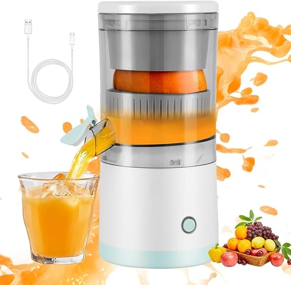 Portable Rechargeable Electric Citrus Juicer Hands-Free