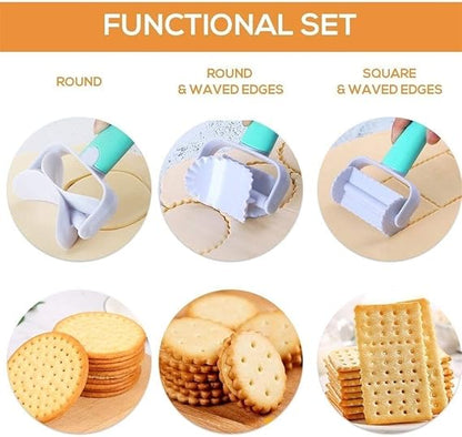 Rolling Pastry Cutter – Multi-Shape Dough & Cookie Cutting Tool 🍪✨