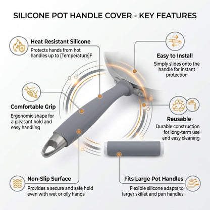 Heat-Resistant Pan Handle Cover 🍳🔥🖐️
