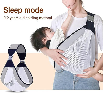 Portable Baby Carrier Sling – Breathable Comfort Support