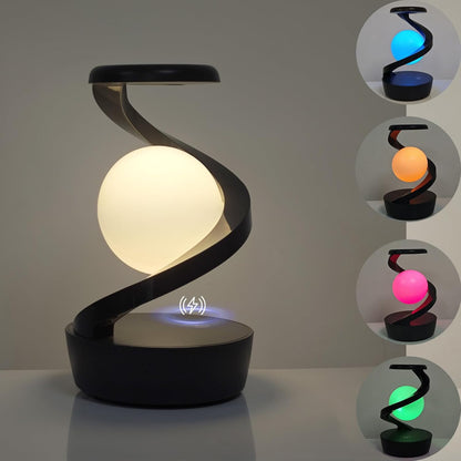 LED 360° Spiral Rotating Desk Lamp with Wireless Charger