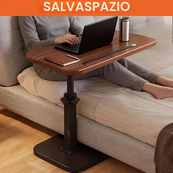 Adjustable Swivel Side Table – 45–80cm 🛋️✨