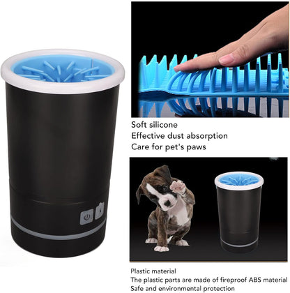 Dog Pet Foot Cleaner Rechargeable Soft Brushes for Small & Medium Dogs