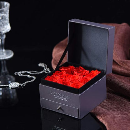 Video Box With 9 Eternal roses