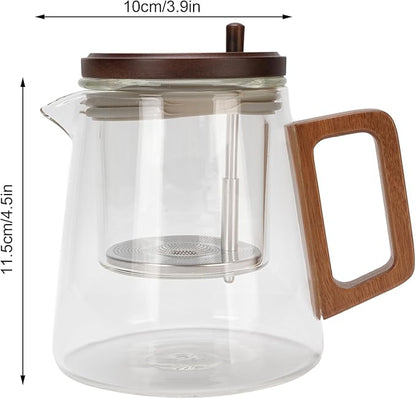 Glass Teapot with Infuser – Heat Resistant Tea Pot 750ML