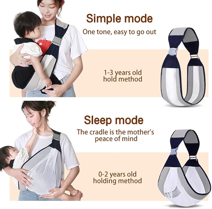 Portable Baby Carrier Sling – Breathable Comfort Support