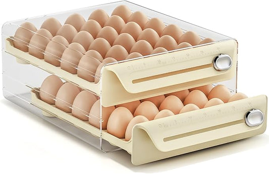60-Egg Refrigerator Storage Container – BPA-Free Organizer
