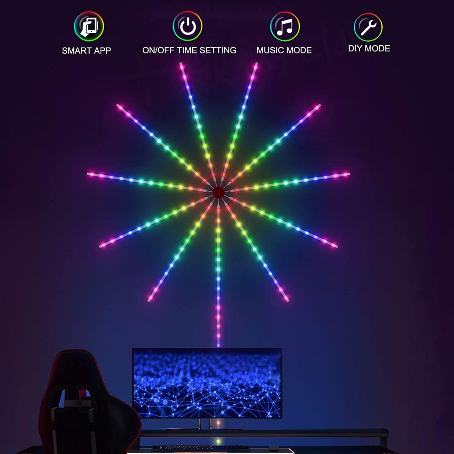 Smart Firework LED Light
