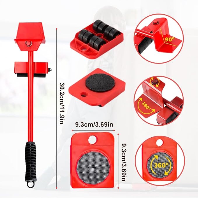 Heavy-Duty Furniture Mover Set 🛋️🛞